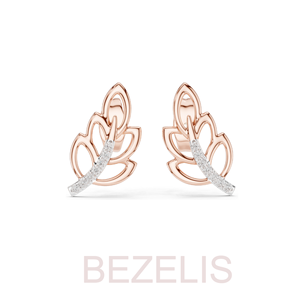 Boucles d'oreilles clous en diamant de laboratoire 14K, coupe ronde classique, bijoux fins pour tous les jours, cadeau de mariage, accessoire de luxe - Product Image 2