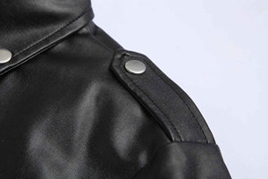 New Leather <b>Jacket</b> for Men Motorcycle Fashion Trend <b>Slim</b> <b>Fit</b> Custom Leather <b>Jacket</b> Oversized Stand Neck Pu Men's Leather <b>Jackets</b> - Product Image 6