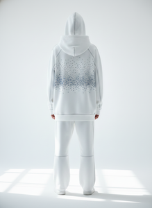 Sweat à capuche épais 500 g/m² en molleton français avec strass pour homme, coupe oversize, logo personnalisé, délavage acide, streetwear, ODM - Product Image 3