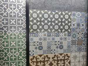 Avro Ceramic Tile 300x300 200x200 400x400-<b>10</b>-12mm Thickness Metal Imitation Texture Matte Finish Swimming Pool & Villa Use - Product Image 6