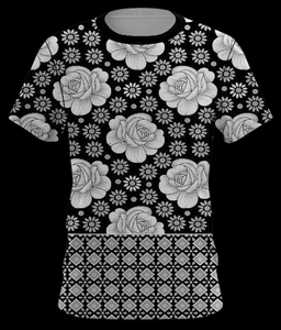 Camiseta de Manga Corta con Estampado Polinesio 3D Vintage, Diseño de Tatuaje de Flores de Samoa, para Hombre y Mujer, Estilo Urbano, Sublimación - Product Image 1