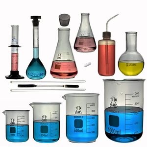 Ensemble d'équipements de laboratoire de chimie avec verrerie, béchers, flacons, pipettes, balance, agitateur magnétique pour l'éducation et les expériences - Product Image 5