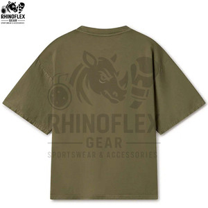 Camiseta de Hombre de Alta Calidad, Corte Holgado, Tejido Jersey Transpirable, Precio al por Mayor, Estilo Urbano - Product Image 2