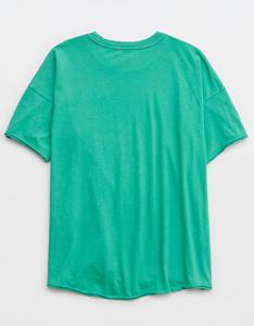 เสื้อยืดผู้หญิงทรงสลิมฟิต ไหล่ตก แต่งรู ผ้าวินเทจ 180gsm ขายส่งแบบ OEM ODM เสื้อผ้าลำลองฤดูร้อน คุณภาพสูง - Product Image 6