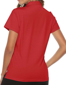 Camiseta Polo Ligera para Mujer con Protección UV, Camisetas Polo Deportivas para Mujer para Senderismo - Product Image 4