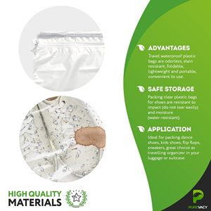 500 Pack 18 X 24 Inches Clear Plastic Drawstring <b>Bags</b> 2 Mil Double Drawstring Sportpacks Waterproof <b>Travel</b> <b>Promotional</b> - Product Image 3