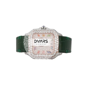 นาฬิกาข้อมือควอตซ์ธุรกิจสุดหรู ระดับพรีเมียม ตัวเรือนโลหะผสม กันน้ำ กระจกแซฟไฟร์ เพชรโมอิสซาไนต์สี D ระดับความสะอาด VVS1 ดีไซน์คลาสสิก - Product Image 1