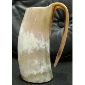 Jarra de Cuerno Medieval Ecológica Auténtica de Alta Calidad para Hidromiel/Ale, Gran Capacidad, Portátil, para Regalos y Exportación - Product Image 1