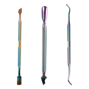 Empujador y Cortador de Cutículas Metálico de Acero Inoxidable de Calidad, Raspador de Esmalte de Uñas en Gel, Empujador de Cutículas - Product Image 6
