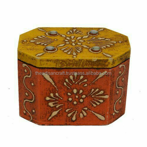 Caja de Joyería de Madera Esmaltada Ecológica al por Mayor, Grabada, de Alta Calidad, con Baño de Meena, Colorida, Forma Personalizada, Decoración del Hogar, Regalo - Product Image 2