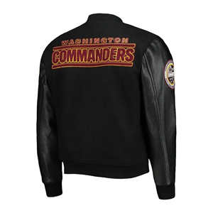 Chaqueta Universitaria Negra Personalizada con Mangas de Cuero, Parche de Chenilla Bordado, Chaqueta Letterman, Fabricante de Marca Privada OEM - Product Image 3