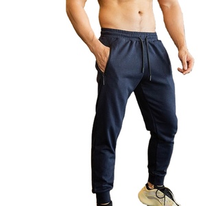 กางเกงลำลองขายาวผ้าฝ้าย65% โพลีเอสเตอร์35%,กางเกงเล่นยิมฟิตเนสสำหรับผู้ชาย - Product Image 1