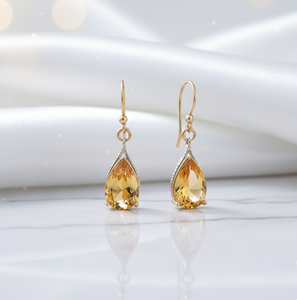 Boucles d'oreilles pendantes longues de 4,5 pouces en argent sterling 925 plaqué or 18 carats, 12 grammes, avec perles hydro-cultivées jaunes, bijoux de créateur audacieux - Product Image 4