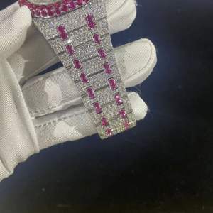 Reloj de Alta Calidad Personalizado con Diamantes Cultivados en Laboratorio, Reloj de Acero Inoxidable de la Mejor Calidad para Hombre - Product Image 4