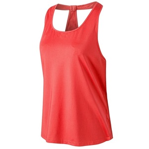 Débardeur blanc grande taille pour femme, sans manches, dos froncé, 100% coton, jersey d'été respirant, vêtements de sport décontractés - Product Image 2