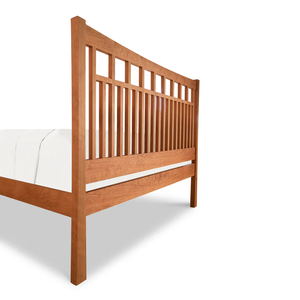 เตียงไม้จริงแบบเรียบง่าย ดีไซน์ลายเคเบิลแบบร่วมสมัย ชุดห้องนอนขายส่ง - Product Image 6