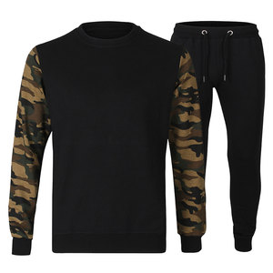Conjunto Deportivo de Sudadera con Capucha y Pantalones Jogger con Estampado Camuflado, Marca Privada, Corte Regular para Hombre, con Cordón Ajustable, Dos Piezas - Product Image 3