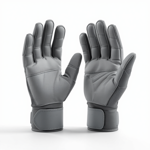 Professional Grey Field Hockey <b>Gloves</b> Plain <b>Fingerless</b> Sports <b>Gloves</b> Protective Hand wear For Players Training And Matches - Product Image 2