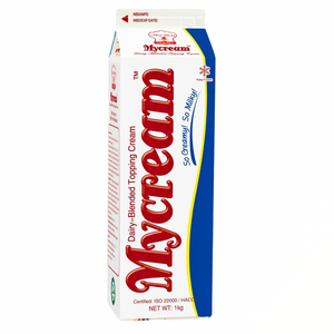Suministro Directo de Fábrica HALAL OEM/ODM Crema No Láctea de Alta Calidad para Uso en Panadería Mycream Crema Blanca para Cubrir y Decorar 1KG Precio Especial - Product Image 1