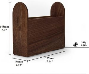 Porte-serviettes en bois de noyer, porte-serviettes en bois adapté à la cuisine, au restaurant, au bar, à la décoration de la maison, décoration de table - Product Image 2
