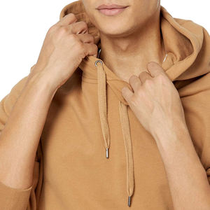 Sweat-shirts à capuche pour hommes, coupe ample, en coton épais et lourd, à manches longues, col rond, en mélange de coton, pour l'hiver - Product Image 6