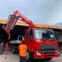 Bob-Lift Mobile Knuckle Boom Crane 3.2 Ton 4 Ton Truck Mounted Crane Peralatan Pengangkat 1-25 Ton Manipulator Crane Hidrolik Baru