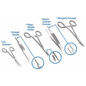 Kit de pratique de suture médicale manuel avancé et durable pour étudiants en médecine et formation vétérinaire CE ISO par Dentavex - Product Image 2