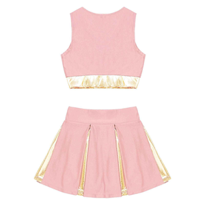 Custom Made 100% Polyester Lightweight Breathable Fabric Best Design School Cheerleading Uniform Sets - Product Image 5