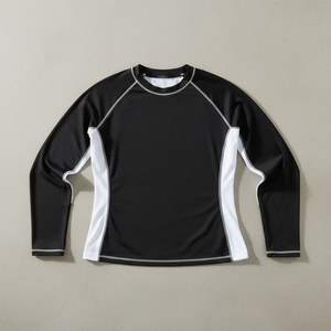 OEM Custom Logo Swimming Wear Lightweight Women Rash Guard Wholesale Best Supplier Quick Dry Women Rash Guard - Product Image 4