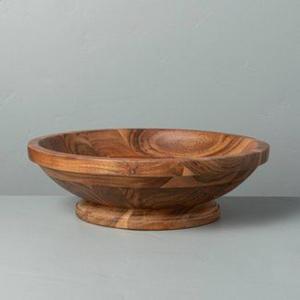 Bol à fruits écologique avec poignées, passe au lave-vaisselle, bol à salade de haute qualité, décoration de table, bols en bois personnalisables à vendre - Product Image 2