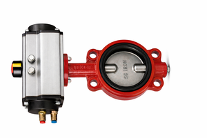 Automatic Butterfly Valve SG Iron Body Pneumatic Actuator Industrial Flow Controlautomatic butterfly valve SG iron butterfly val - Product Image 4