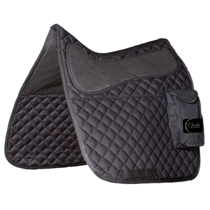 Tapis de selle équestre doublé polaire personnalisé avec poche, chaud et confortable, vente chaude, par le fabricant - Product Image 1