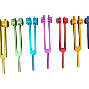 Reiki et guérison des chakras : Harmonisez votre énergie avec le set de fourchettes soniques pour chakras. - Product Image 1