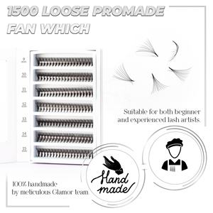 Extensions de cils ultra rapides promade mix7 NVT Beauty 8D, extensions de cils curl de base de qualité, volume de cils faits à la main - Product Image 4