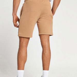 Shorts décontractés pour hommes en tissu peigné avec taille élastique, service OEM, logo personnalisé, séchage rapide, respirant, léger, haute qualité - Product Image 3
