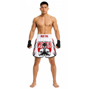 Pantalones Cortos de Muay Thai para Mujer, Más Vendidos, Suaves, OEM, al por Mayor, de Secado Rápido, Transpirables, Ropa de Gimnasio, Pantalones Cortos de Kick Boxing y Muay Thai para Mujer - Product Image 3