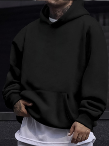 Sudadera con Capucha Extra Grande Unisex con Estampado Gráfico, Sudadera de Algodón Premium para un Estilo Casual Diario y Urbano - Product Image 1