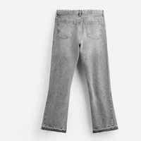 Vaqueros de Hombre de Corte Recto y Tiro Medio, Calidad Premium, Estilo Casual Urbano, Talla Personalizada, Diseño Elástico, Logotipo/Color Personalizado, Resistentes al Viento