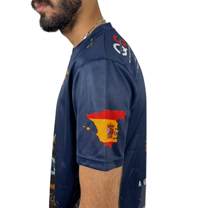 T-shirt pour homme à séchage rapide, imprimé par sublimation, en polyester tricoté, pour impression par sublimation sur vêtements pour enfants et hommes. - Product Image 6