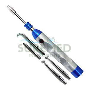 เครื่องมือถอดครอบฟันแบบใช้ซ้ำได้ ทำจากเหล็กกล้าไร้สนิม สำหรับงานทันตกรรมจัดฟัน พร้อมอุปกรณ์เสริมสี่ชิ้น - Product Image 4