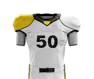 Uniformes de Fútbol Americano Personalizados con Sublimación, Transpirables, de Alta Calidad, Ecológicos, con Cuello en V, Precio Razonable, MOQ Bajo - Product Image 5