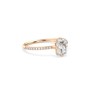 Bague de fiançailles REYES, nouveau design, diamant de laboratoire HPHT CVD certifié IGI, or massif 14 carats, bijoux fins pour femmes, idéale pour les occasions spéciales. - Product Image 3