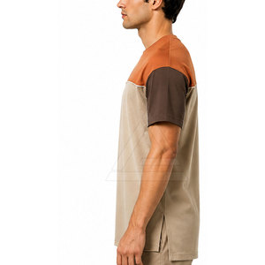 Modern <b>Men</b> <b>Longline</b> <b>T</b>-<b>Shirts</b> Relaxed Fit Cotton Streetwear Tee With Extended Length For Casual Everyday Fashion - Product Image 6