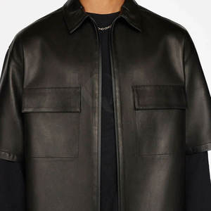 Camisas de Cuero con Tela Suave para Hombre, Diseño Elegante, Ajuste Cómodo, Perfectas para Uso Diario y de Oficina - Product Image 3