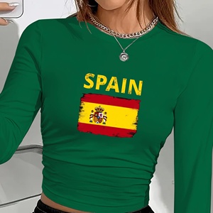 Camisa manga larga moda mujer bandera española - Product Image 4