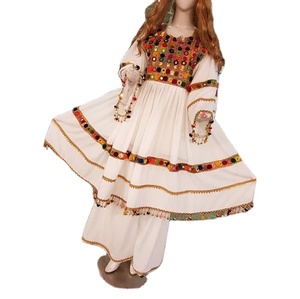 Bridal Wedding & Đảng mặc nặng trọng lượng thêu afghan ăn mặc bộ bán buôn New Arrival afghani phong cách phụ nữ áo dài Bộ - Product Image 1