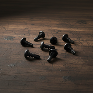 Vis à tête cylindrique pour béton certifiées DIN/ISO - Vis en acier au carbone à couple élevé, mesure en pouces, revêtement noir - Product Image 2