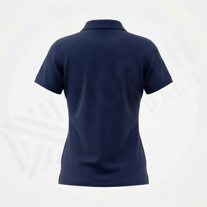 Camiseta de Golf Personalizada para Mujer, Corte Ajustado, Cuello Tipo Polo, Manga Corta, Colores Personalizados, Ropa Premium H - Product Image 2