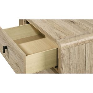 Cassettiera Alta a Cinque Cassetti in Stile Mid-Century Modern, Finitura Ispirata al Legno Caldo con Texture Naturali, Ampio Spazio per i Cassetti, Mobile in Legno - Product Image 3