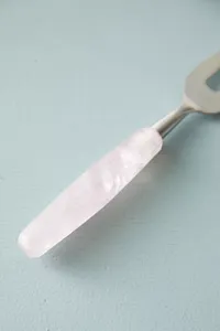 Ensemble de couverts à fromage modernes en acier inoxydable de forme unique, emballage personnalisé offrant un design distinctif et une grande fonctionnalité pour - Product Image 6